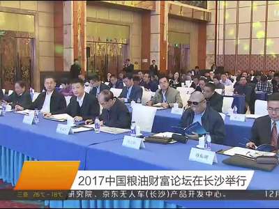 2017中国粮油财富论坛在长沙举行