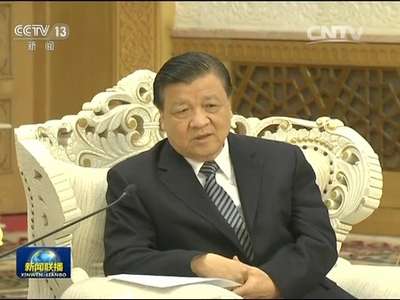 [视频]刘云山会见老挝人革党代表团