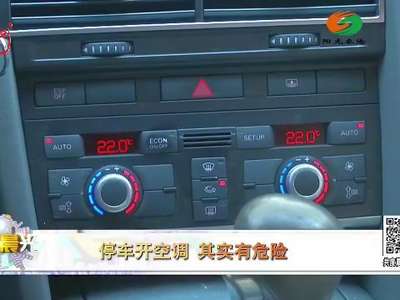 [视频]停车开空调 其实有危险