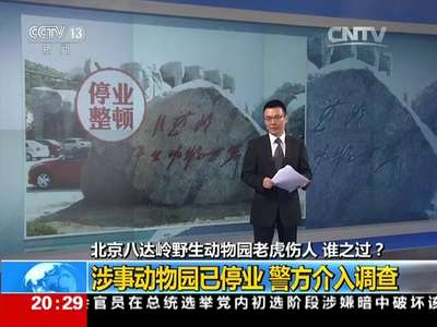 [视频]北京八达岭野生动物园老虎伤人 谁之过？涉事动物园已停业 警方介入调查