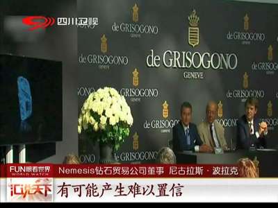 [视频]全球第六大钻石在法国展出