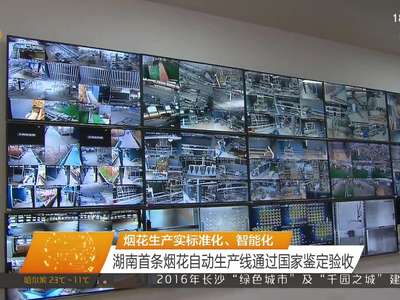 烟花生产实标准化、智能化 湖南首条烟花自动化生产线通过国家鉴定验收