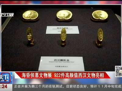 [视频]海昏侯墓文物展 922件高颜值西汉文物亮相