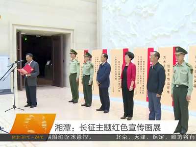 湘潭：长征主题红色宣传画展