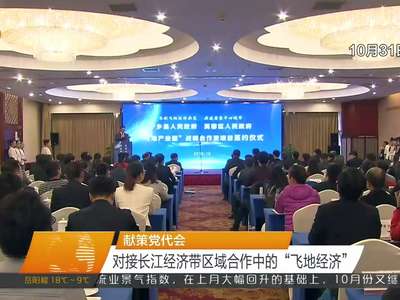 献策党代会：对接长江经济带区域合作中的“飞地经济”