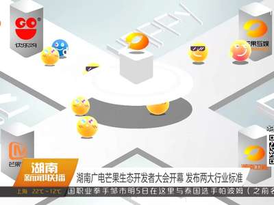 湖南广电芒果生态开发者大会开幕 发布两大行业标准