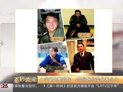 [视频]大学堪比整容院 4年间他们变化那么大