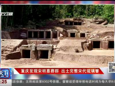 [视频]重庆发现宋明墓葬群 出土完整宋代琉璃簪