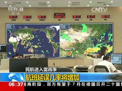 [视频]民航进入雷雨季：航班延误几率将增加