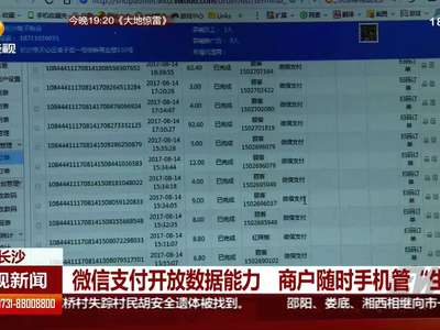 微信支付开放数据能力 商户随时手机管“生意”