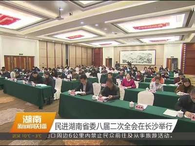 民进湖南省委八届二次全会在长沙举行