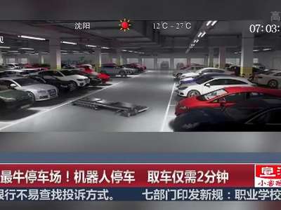 [视频]中国最牛停车场将落户南京！机器人停车取车仅需2分钟