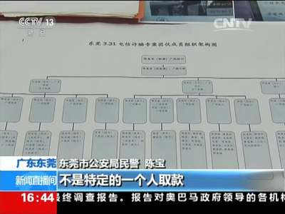 [视频]广东东莞：网络交友诈骗 81名嫌疑人被抓获