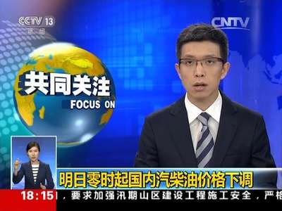 [视频]明日零时起国内汽柴油价格下调