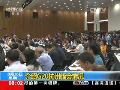 [视频]外交部举行吹风会：介绍G20杭州峰会情况