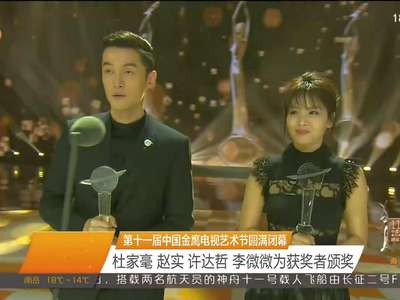 第十一届中国金鹰电视艺术节圆满闭幕 杜家毫 赵实 许达哲 李微微为获奖者颁奖