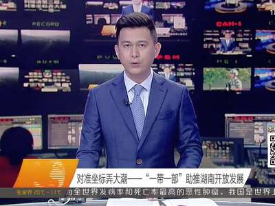 对准坐标弄大潮——“一带一部”助推湖南开放发展