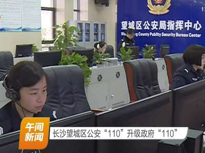 长沙望城区公安“110”升级政府“110”