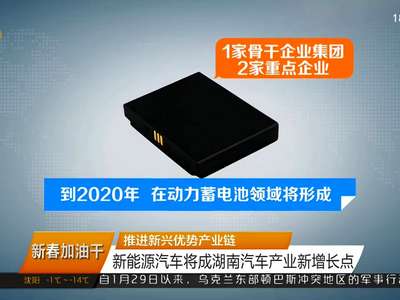 推进新兴优势产业链 新能源汽车将成湖南汽车产业新增长点