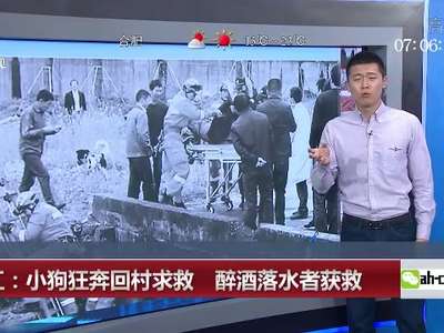 [视频]浙江男子喝醉掉落水 收养的流浪狗狂奔回村求救