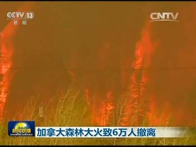 [视频]加拿大森林大火致6万人撤离