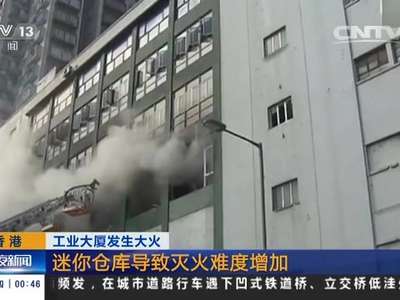 [视频]香港工业大厦发生大火：火势初步受控 扑救工作仍在继续