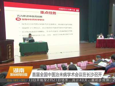 首届全国中医治末病学术会议在长沙召开