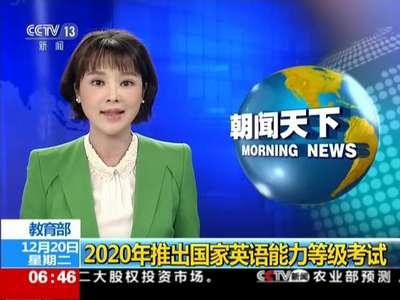 [视频]教育部：2020年推出国家英语能力等级考试