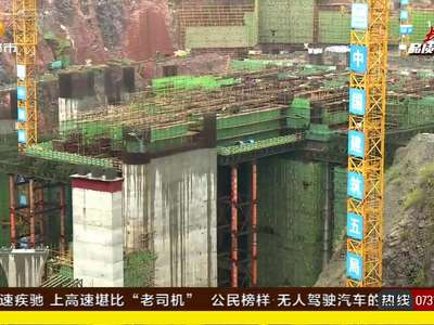 长沙湘江欢乐城48根墩柱施工即将完工