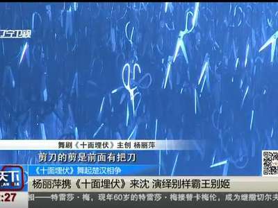 [视频]《十面埋伏》舞起楚汉相争：杨丽萍携《十面埋伏》来沈 演绎别样霸王别姬