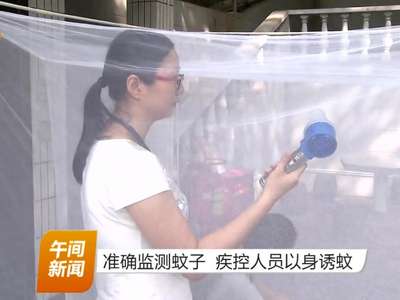 准确监测蚊子 疾控人员以身诱蚊