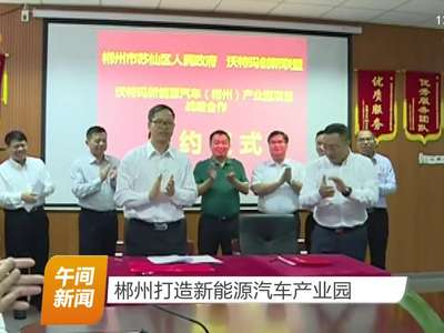 郴州打造新能源汽车产业园