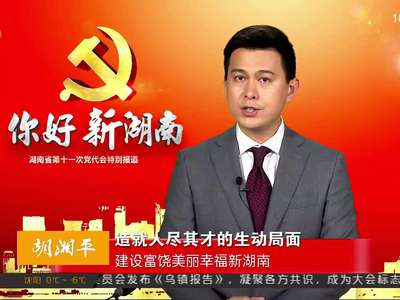 胡湘平：造就人尽其才的生动局面