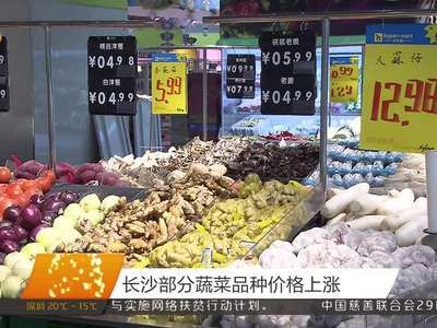 长沙部分蔬菜品种价格上涨