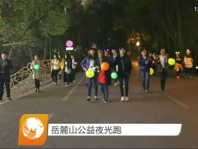 岳麓山公益夜光跑