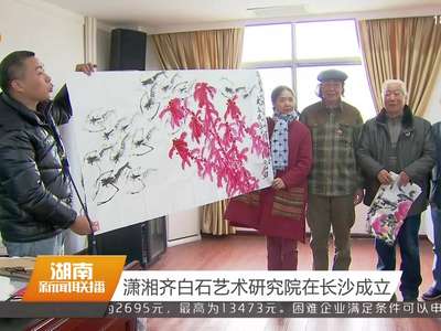 潇湘齐白石艺术研究院在长沙成立