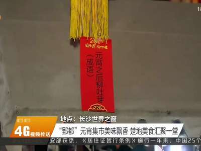 “郢都”元宵集市美味飘香 楚地美食汇聚一堂