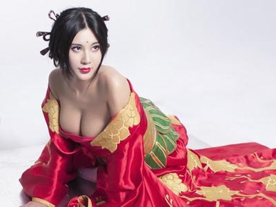 中国乳神拍mv化身貂蝉 小露春光美艳绝伦