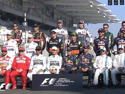 F1v车手车手|F1阿布扎比大奖赛视频安装仪式全冂巡游视频图片