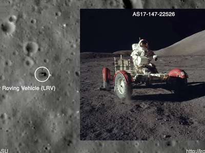 美国登月 阿波罗17号登月点视频