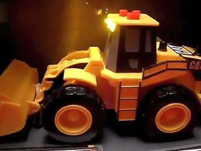 儿童玩具挖掘机装载机推土机表演视频